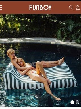 FunBoy 2-Person Pool Lounger/Float (New in box)